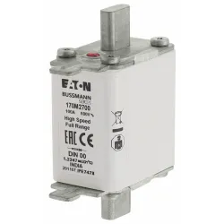 170M2700 WKŁADKA SZYBKA, 100 A, AC 690 V, DIN 00, 30 X 60 X 79 MM, GR, DIN, IEC, POJEDYNCZY WSKAŹNIK