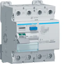 CDB640D 40A/ 30MA/B+ WYŁĄCZNIK RÓŻNICOWY 40A  3P+N 4M 30MA B+ 10KA