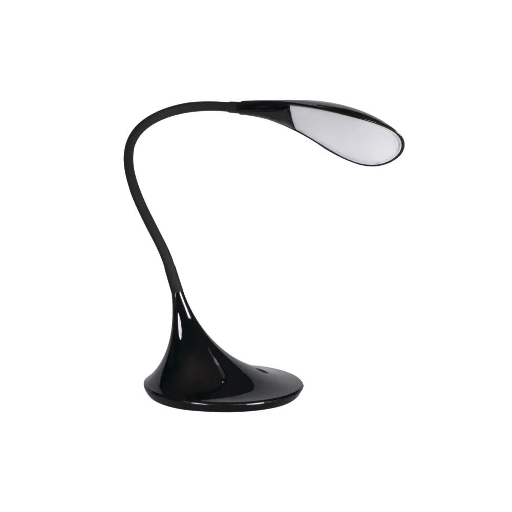 FRANCO 15LED SMD KT-B CZARNY OPRAWA LAMPKA BIURKOWA LED 6.8W WW 3000K 590LM 80ST IP20 TWORZYWO