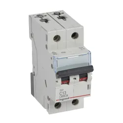 S302 TX3 WYŁĄCZNIK NADPRĄDOWY C 13A 2P 2M 6KA