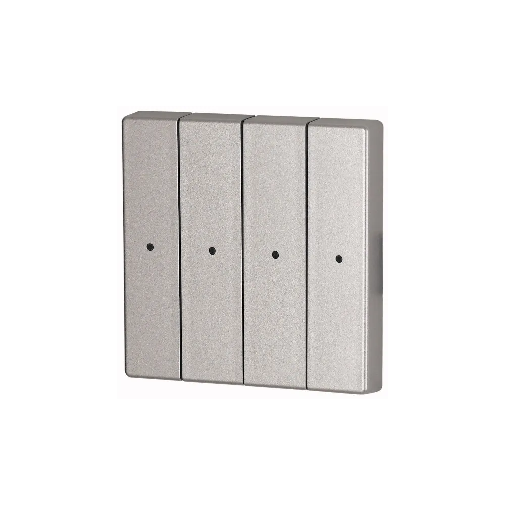 CWIZ-04/03-LED KLAWISZ POCZ. SREBRNY Z DIODĄ LED - 55X55MM