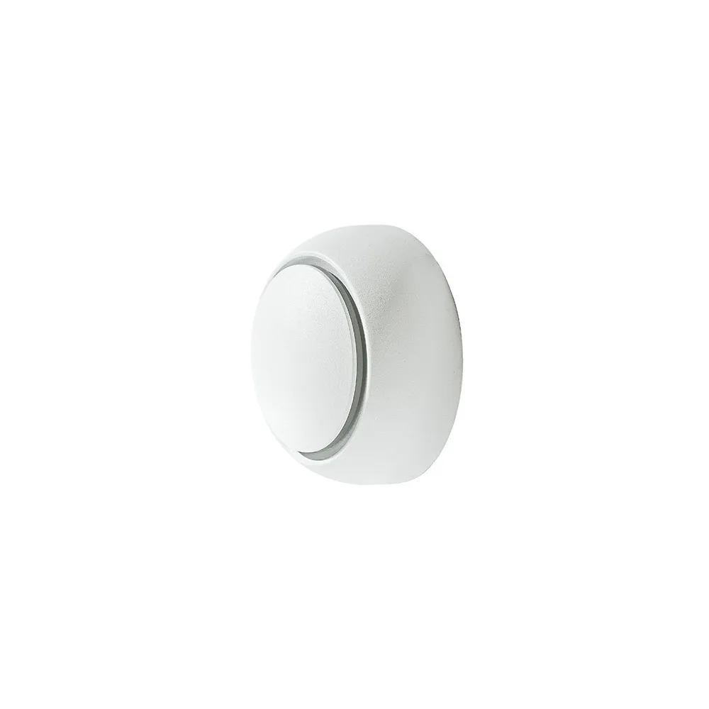 AVON BIAŁY OPRAWA ŚCIENNA KINKIET LED 5W WW 3000K 385LM IP20 ALUMINIUM