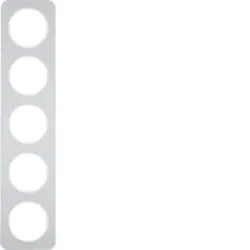 R.1 ALUMINIUM/ BIAŁY METAL RAMKA 5X