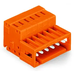WTYK 1-PRZEWODOWY CAGE CLAMP®, POMARAŃCZOWA