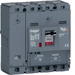 MCCB WYŁĄCZNIK MOCY H3+ P160 4P 125A 50KA TM