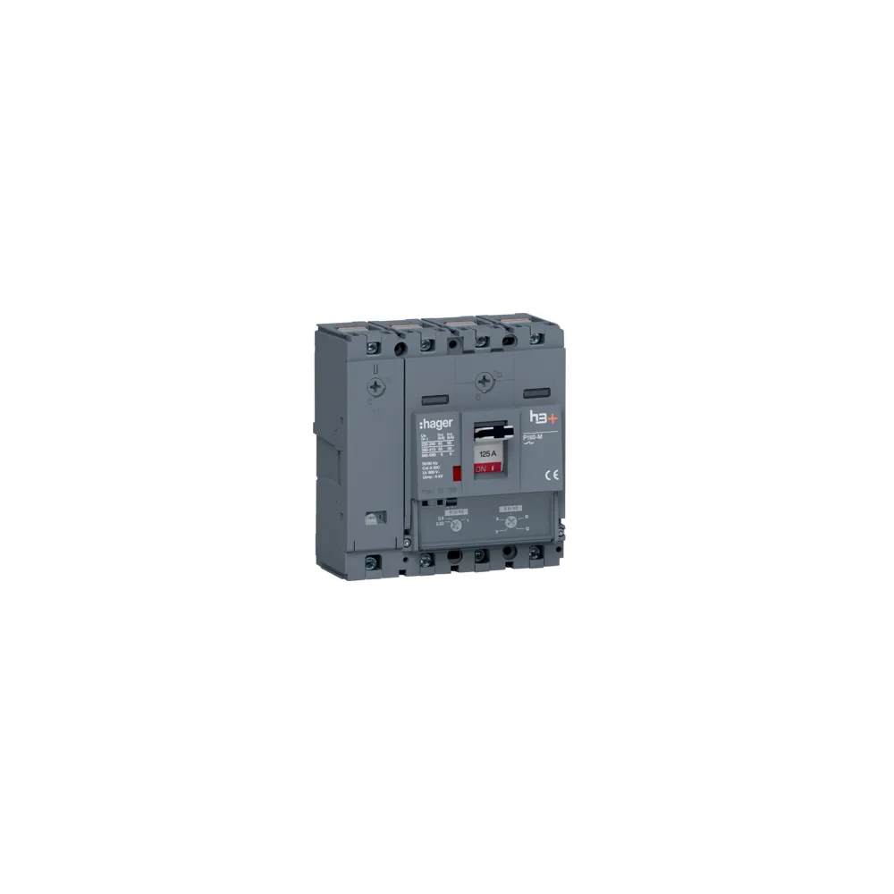 MCCB WYŁĄCZNIK MOCY H3+ P160 4P 125A 50KA TM