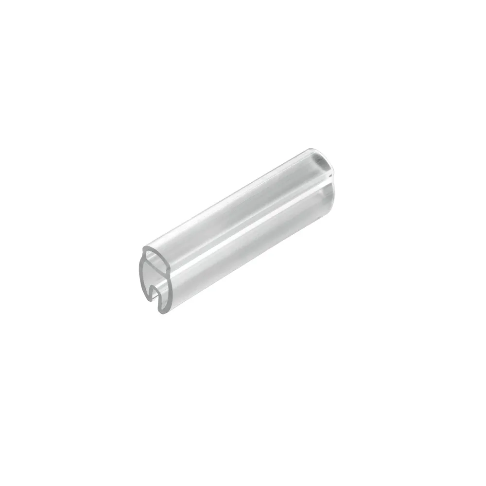 TM 202/30 V0   TM UCHWYT NA ETYKIETĘ GNIAZDO x 5 mm, PVC, PRZEŻROCZYSTE