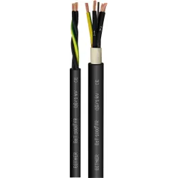 BIT 1000 FR 21G  0.75 ŻO CZARNY KABEL STEROWNICZY LINKA 0.6/1KV KL.5 UNIEPALNIONY NUMEROWANE
