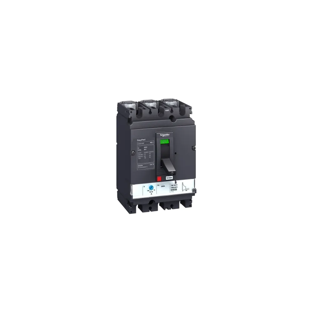Schneider Electric EasyPact, wyłącznik z wywalaczem termomagnetycznym CVS100F TMD 63A 3P 3D, LV510335
