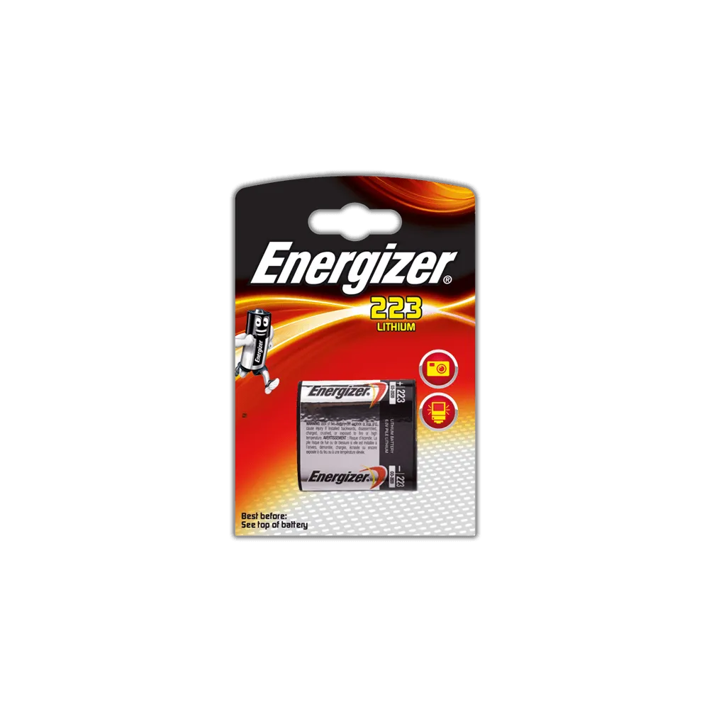 223 BATERIA LITOWA DO APARATÓW FOTOGRAFICZNYCH 6V 1500MAH 36X35X19.50MM BLS.1SZT.