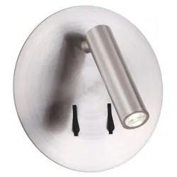 FARO CHROM OPRAWA ŚCIENNA KINKIET LED 6W + 3W WW 3000K IP20 ALUMINIUM