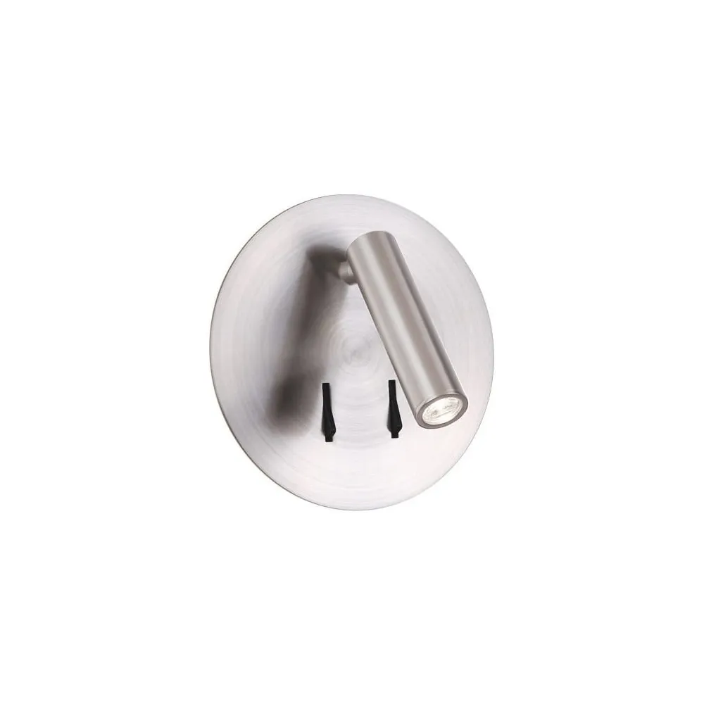 FARO CHROM OPRAWA ŚCIENNA KINKIET LED 6W + 3W WW 3000K IP20 ALUMINIUM