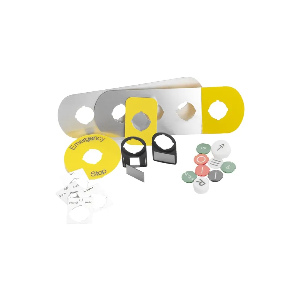 MA6 TABLICZKA OPISOWA MEP1/ MEPY1 40X59MM ALUMINIUM/ ŻÓŁTY
