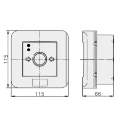 PPWP-6S A/1 4 TORY PRĄDOWE 12A NC-NC NC-NC, NATYNKOWY, SAMOCZYNNY DIODY CZERW/ZIEL 24VDC/24V DC