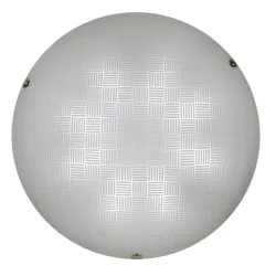 VERTICO BIAŁY OPRAWA SUFITOWA PLAFON LED 10W CW 6500K 660LM 30X30 IP20 METAL/ SZKŁO