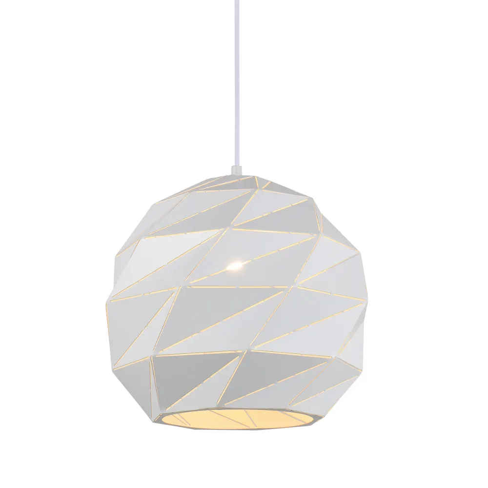 PALERMO BIAŁY OPRAWA WISZĄCA 1X E27/ 40W IP20 STAL