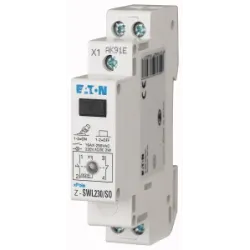 Z-SWL230/SO ŁĄCZNIK MODUŁOWY BEZ SAMOPOWROTU 16A 1Z+1R 1M 230V AC/DC + LED