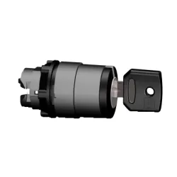 Schneider Electric Harmony XB5 Przełącznik 2 pozycyjny z kluczem czarny stabilny plastikowy klucz prawo, ZB5AG02