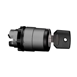 Schneider Electric Harmony XB5 Przełącznik 2 pozycyjny z kluczem czarny stabilny plastikowy klucz prawo, ZB5AG02