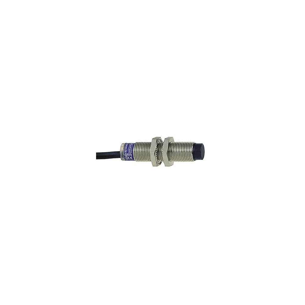 Schneider Electric OsiSense XS Czujnik indukcyjny M12 z wyjściem PNP 1NO 12/24V DC, kabel 2m, XS212BLPAL2