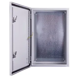 PSH OBUDOWA HERMETYCZNA METALOWA NT  400X400X200 DRZWI PEŁNE Z PŁYTĄ IP65 IK10 SZARY PROFIT SYSTEM