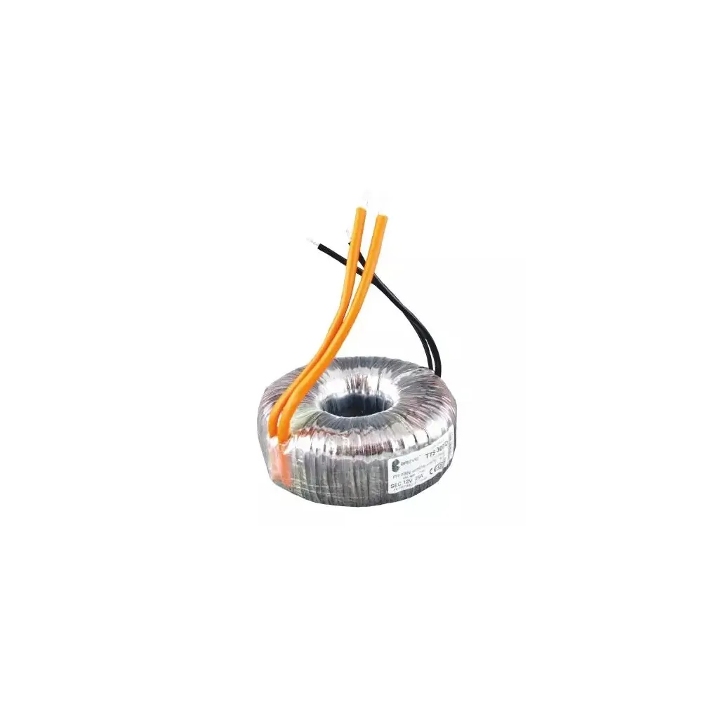 TTS 300 TRANSFORMATOR TOROIDALNY BEZPIECZEŃSTWA 1F 300VA 230V AC/ 12V AC IP00