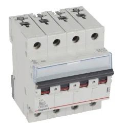S304 TX3 WYŁĄCZNIK NADPRĄDOWY B 63A 4P 4M 6KA