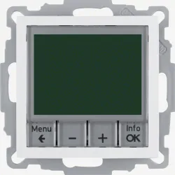 B.3/B.7 MODUŁ BIAŁY REGULATOR TEMPERATURY CYFROWY STEROWANIE CZASOWE 1P ZACIS ŚRUBOWE 10A 250V