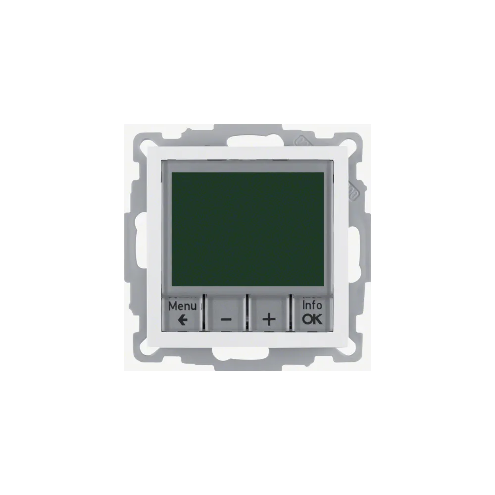 B.3/B.7 MODUŁ BIAŁY REGULATOR TEMPERATURY CYFROWY STEROWANIE CZASOWE 1P ZACIS ŚRUBOWE 10A 250V