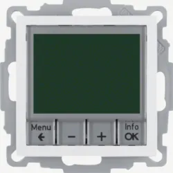 B.3/B.7 MODUŁ BIAŁY REGULATOR TEMPERATURY CYFROWY STEROWANIE CZASOWE 1P ZACIS ŚRUBOWE 10A 250V