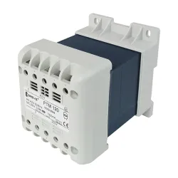 PTM 120 TRANSFORMATOR BEZPIECZEŃSTWA 1F 120VA 230V AC/ 24V AC OBUDOWA TH35 IP20 RDZEŃ KSZTAŁTKOWY EI