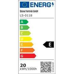 XLED PRO 240 CZARNY OPRAWA NAŚWIETLACZ LED 19.3W WW 3000K 2124LM IP44 IK03 + CZUJNIK RUCHU TWORZYWO