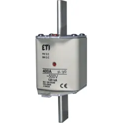 WT-3C NH3C GG K 125A WKŁADKA TOPIKOWA PRZEMYSŁOWA ZWŁOCZNA KOMBI 500V BM WT-NH