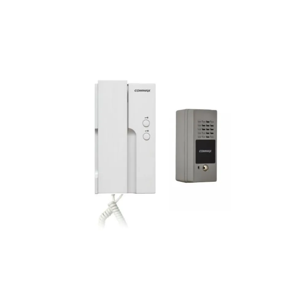 ZESTAW DOMOFONOWY JEDNOABONENTOWY, ZASILANIE 12V DC, STACJA BRAMOWA N/T, METALOWY PANEL