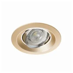 COLIE DTO-G ZŁOTY OPRAWA SUFITOWA PT OKRĄGŁA RUCHOMA 1X GX5.3/ GU10/ 35W IP20 ALUMINIUM