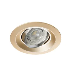 COLIE DTO-G ZŁOTY OPRAWA SUFITOWA PT OKRĄGŁA RUCHOMA 1X GX5.3/ GU10/ 35W IP20 ALUMINIUM