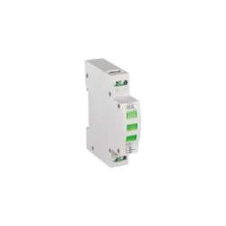 KLI-3G LAMPKA SYGNALIZACYJNA MODUŁOWA 3X LED 1M 230V AC TH35 ZIELONY