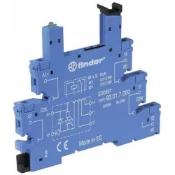 F93-01-0-024-0000 GNIAZDO 0.3M 6-24V AC/DC DO 34 NIEBIESKI ZACISKI ŚRUBOWE NA SZYNĘ
