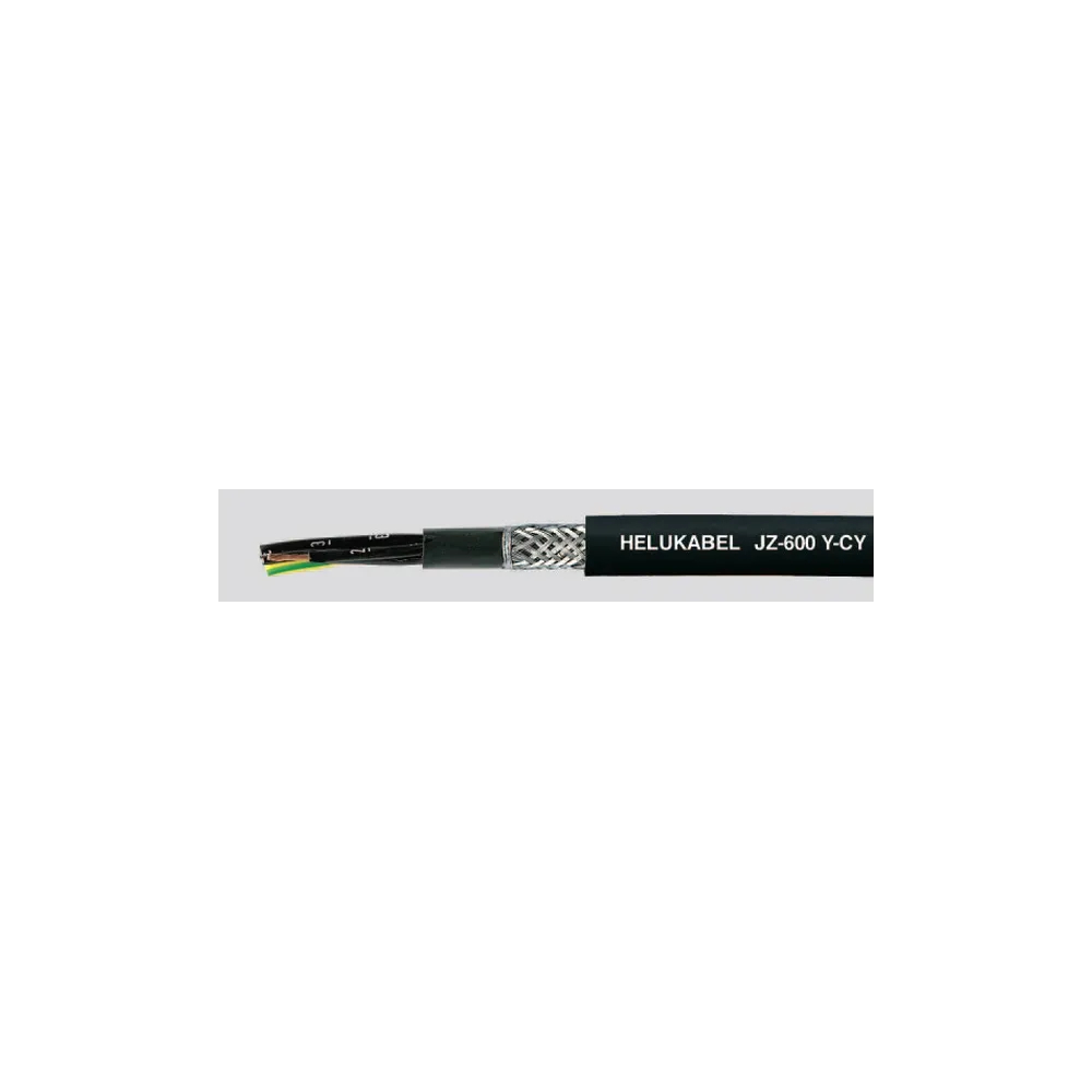 JZ-600-Y-CY  4G  2.5 ŻO CZARNY KABEL STEROWNICZY LINKA 0.6/1KV KL.5 EKRAN ŻYŁY NUMEROWANE