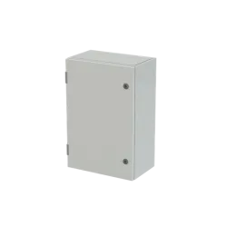SRN6425K OBUDOWA METALOWA SR2 600X400X250 DRZWI PEŁNE Z PŁYTĄ IP65 SZARY