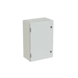 SRN6425K OBUDOWA METALOWA SR2 600X400X250 DRZWI PEŁNE Z PŁYTĄ IP65 SZARY