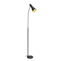 PHELIA CZARNY OPRAWA PODŁOGOWA W E27 23 IP 20 ALUMINIUM STAL