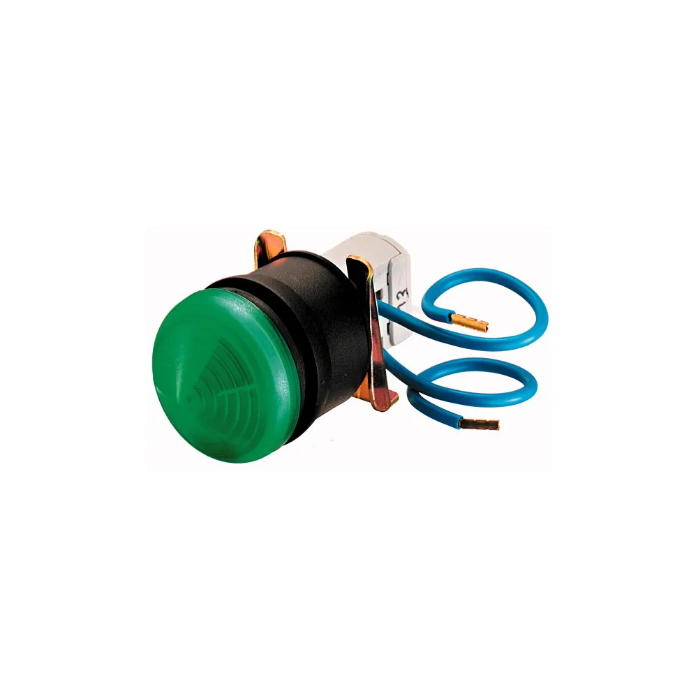 L-G LAMPKA SYGNALIZACYJNA BA9S 22.5MM 250V AC/DC ZIELONY