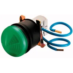 L-G LAMPKA SYGNALIZACYJNA BA9S 22.5MM 250V AC/DC ZIELONY