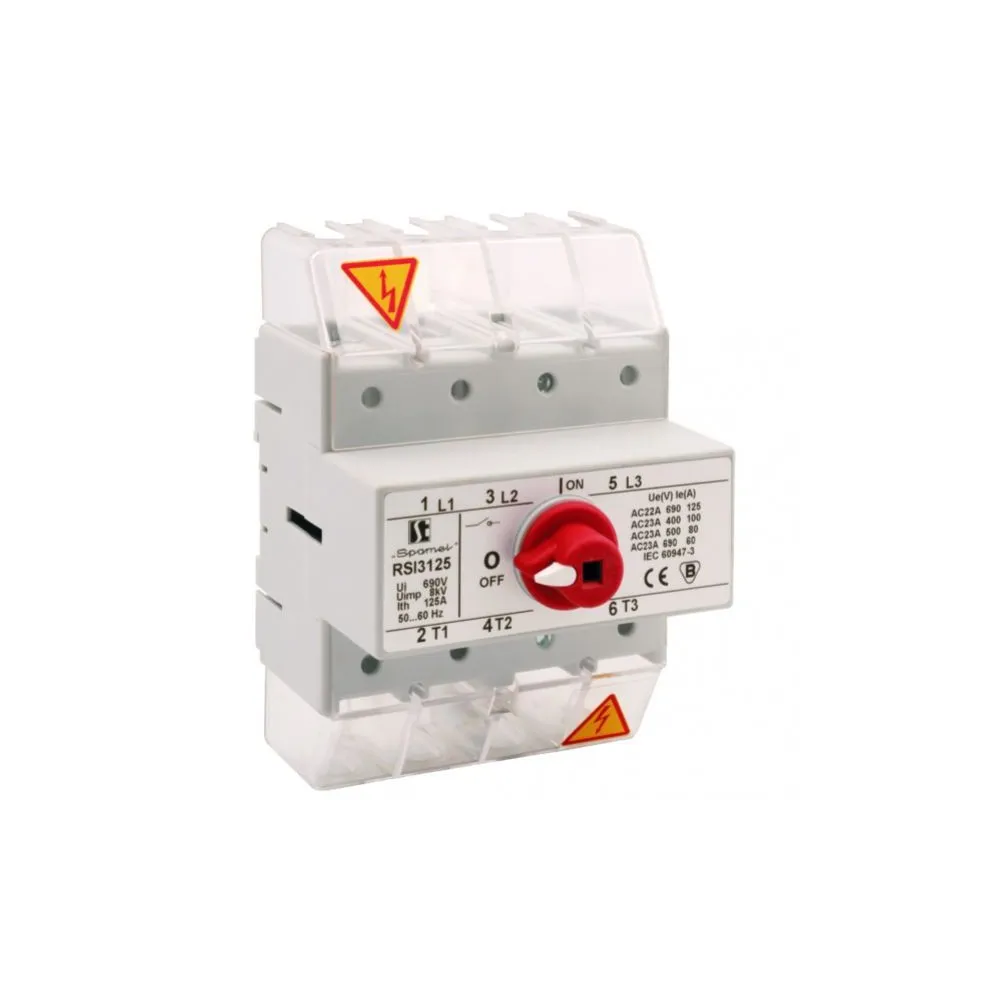 RSI-3160\W03 ROZŁĄCZNIK IZOLACYJNY 0-1 160A 3P 400V AC