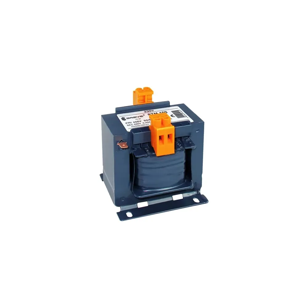 STM 100 TRANSFORMATOR BEZPIECZEŃSTWA 1F 100VA 400V AC/ 230V AC IP00 JEDNOKOMOROWY KSZTAŁTKOWY