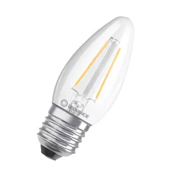CLASSIC B ŻARÓWKA LED ŚWIECZKA 4.8W E27 PRZEZROCZYSTA 827 WW 2700K 40 DIM