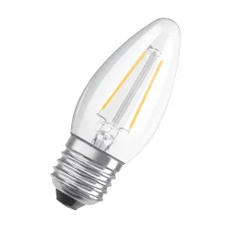 CLASSIC B ŻARÓWKA LED ŚWIECZKA 4.8W E27 PRZEZROCZYSTA 827 WW 2700K 40 DIM