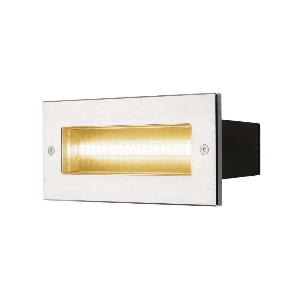 BRICK STAL NIERDZEWNA OPRAWA ŚCIENNA FASADOWA PT 9.5W WW 3000K 950LM IP65 ALUMINIUM