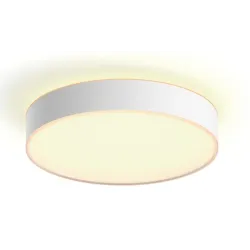 HUE ENRAVE M BIAŁY OPRAWA SUFITOWA PLAFON NT LED 19.2W 2200-6500K 2450LM IP20 + ŚCIEMNIACZ METAL
